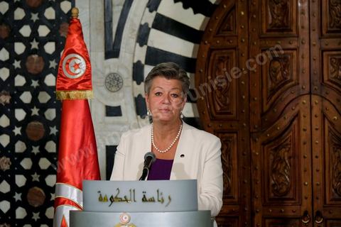 Press declaration at the  HoGovernment. Ylva Johansson, European Commissioner for Home Affairs, and Luciana Lamorgese, Interior Ministery of Italia, will visit Tunisia on Thursday 20 May 2021.