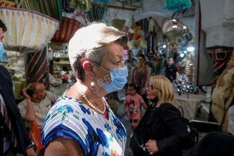 Visit of the Tunis medina by Ylva Johansson, European Commissioner for Home Affairs, will visit Tunisia on Thursday 20 and Friday 21 May 2021.