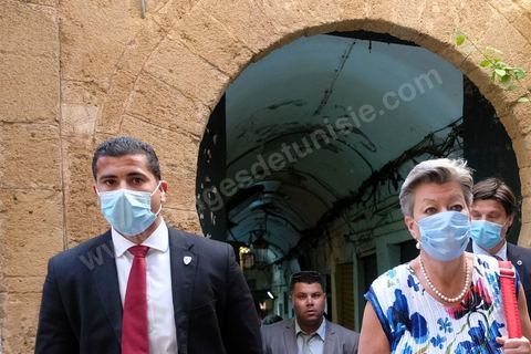 Visit of the Tunis medina by Ylva Johansson, European Commissioner for Home Affairs, will visit Tunisia on Thursday 20 and Friday 21 May 2021.