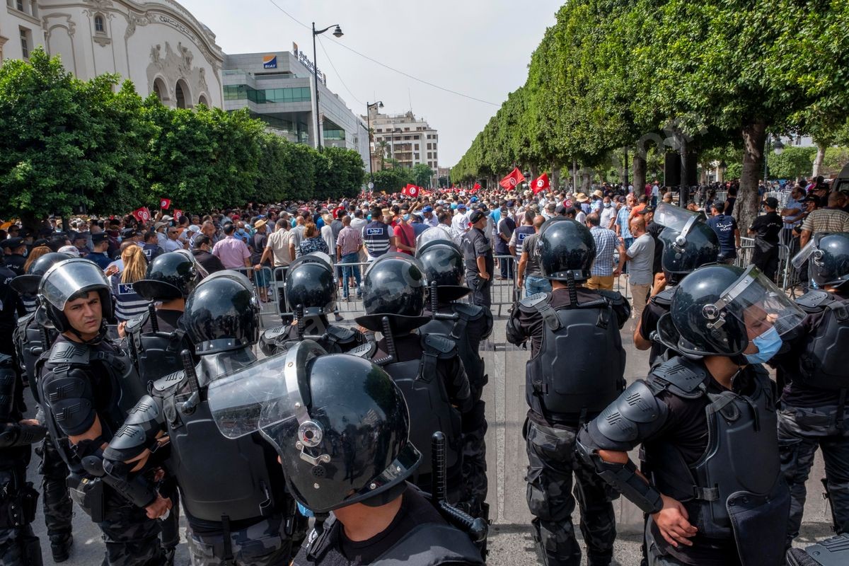 M66-000 Manif Ennahdha et gauche anti saied 26092021 Manif Ennahdha et gauche anti saied