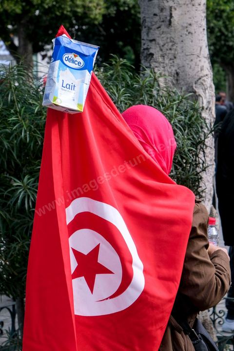 14 janvier 2023 : Tunis est sous haute tension, plusieurs appels à manifester contre le coup d'état du président Kais Saied du 25 juillet 2021, en ce jour d'anniversaire de la révolution tunisienne et du départ de Ben Ali en 2011. Plusieurs milliers de manifestants ont réussi, malgré l'interdction des manifestations, à rejoindre l'avenue Habib Bourguiba pour crier des slogans contre le Président en place. Le célèbre "dégage" tunisien a raisonné toute la journée chez les partisans du Front du Salut, majoritairmeent des nahdaouis, déplorant une situation économique et sociale très inquiétante en Tunisie. 