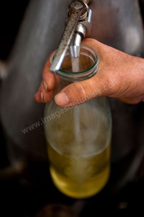 Le nérobi, essence de la fleur d'oranger qui sert à la parfumerie. Distillerie de fleurs d'orangers de Bigaradier, production d'essence et d'eau de Fleurs d'orangers à la distillerie Carthago Essences à Tunis. La distillerie fut créée il y a plusieurs générations par la famille et est tenue aujourd'hui par la petite fille et passionnée Thouraya.