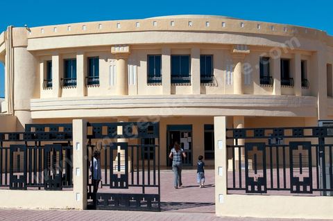 Vue exterieur des batiments de l'International School of Carthage ISC - Ecole International de Carthage - Ecole privée couvrant les enseignements de la maternelle au lycée