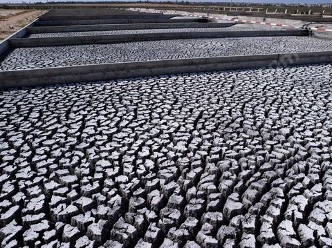 Station d'épuration et de traitement des eaux près de Mareth dans le sud-est