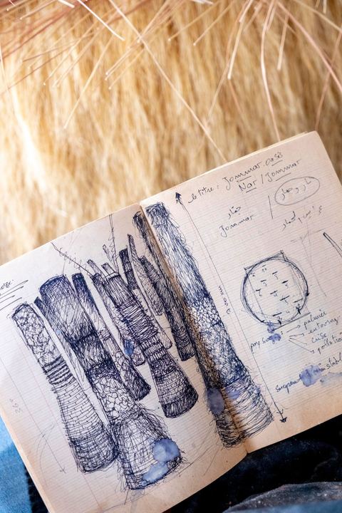 Dans l'atelier de l'artiste gabésien Mohamed Amine Hamouda