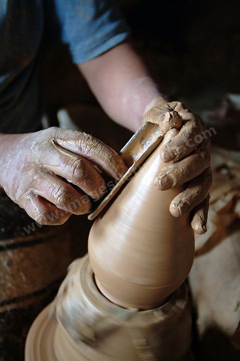 atelier de poterie à Guellala - Ile de DJerba
