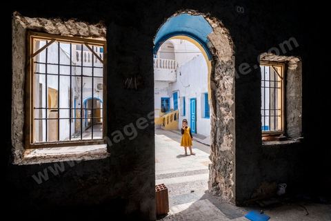 À Hara Kbira, quartier juif à Houmt Souk, jardin d'enfants pour les juifs de la Fondation Toura ve Hanoukh ( torah et éducation). 