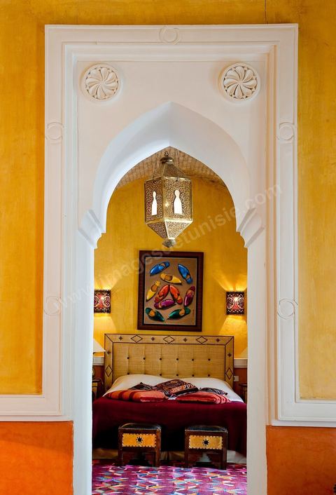Appartement et chambre du Dar El Hadirde Antoine dans la medina de Tozeur