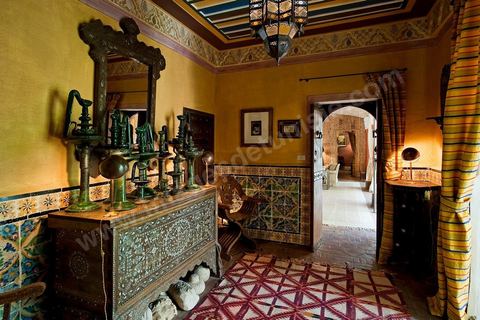Salles et salle  manger - Dar El Hadir de Antoine dans la medina de Tozeur