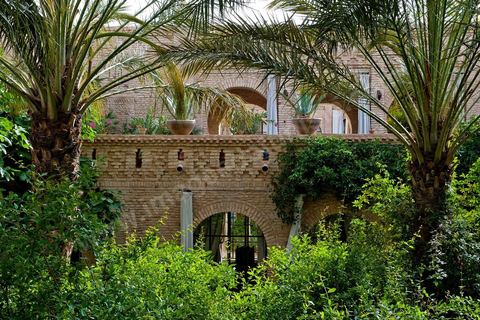 Patio jardin - Dar El Hadir de Antoine dans la medina de Tozeur