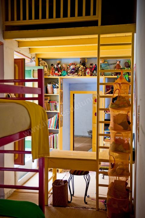 Chambre des enfants de la Maison de Marouane et Sondos Ben Milled dans la medina de Tunis