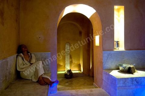 Le nouveau Spa "les Bains Berbères" de l'hotel Tamerza Palace à Tamerza dasn le sud tunisien