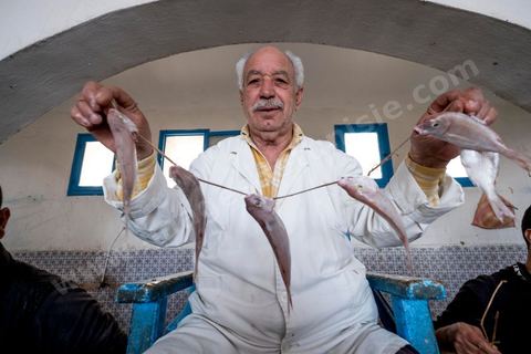 Criée aux poissons au marché de Houmt Souk