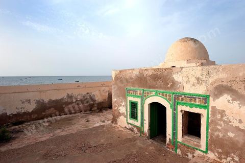 Marabout Sidi Hadj Ali Touil sur l'île Chergui à Kerkennah