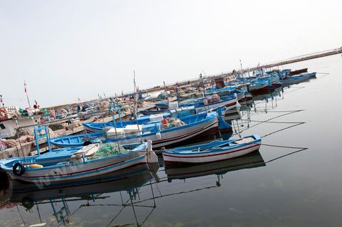 port de pêche d'El Ataya sur l'île Chergui de Kerkennah