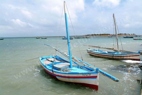 Plages et barques sur l'ile de Kerkennah