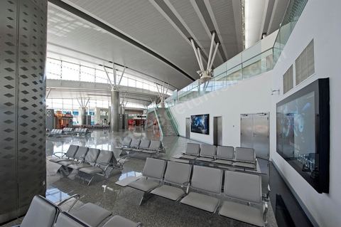 Zone d'embarquement et de Duty Free. Aéroport international d'Enfidha Zine El Abidine Ben Ali