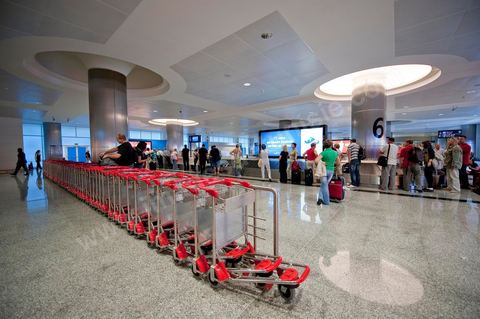 recéption des bagages voyageurs à l'Aéroport international d'Enfidha Zine El Abidine Ben Ali