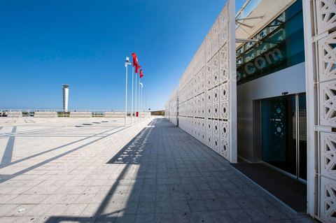 façade extérieure de l'Aéroport international d'Enfidha Zine El Abidine Ben Ali