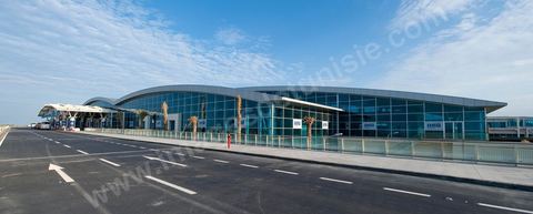 façade extérieure de l'Aéroport international d'Enfidha Zine El Abidine Ben Ali
