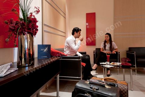 Salon AVS à l'aéroport de Tunis Carthage. VIP Services pour les voyageurs haut de gamme