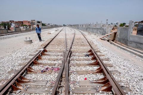 Future Gare du RFR à la Manouba, banlieue ouest de Tunis.