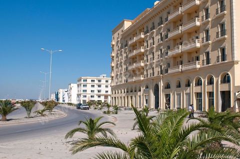 Immeuble résidentiel dans la nouvelle zone d'extension des Begres du Lac à Tunis