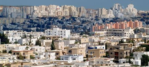 Vue générale sur les quartiers résidentiels de El Manar, El Menzah et Ennasr à Tunis