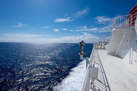 Juin 2014 : au coeur du navire tunisien Tanit, navire de transport de passagers de la CTN, Compagnie Tunisienne de Navigation, lors d'une double traversée entre Tunis et Marseille. Mis en service en 2012, le navire de 212 m de long et 30 m de large a une capacité de 3200 personnes et 1060 voitures. Il traverse la Méditerranée entre Tunis et Marseille en 24 h. Découverte des lieux, espaces communs, cabines, salle de commandement et de pilotage, salle des moteurs, ... Escale à Marseille puis retour avec les tunisiens de l'étranger sur Tunis. Chargement des véhicules.