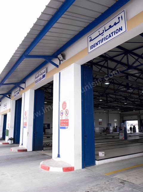 Centre de visite technique automobile de l'Agence Technique des Transports Terrestres ( ATTT ) de Sakiet Ezzit à Sfax