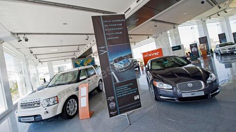 Show Room Jaguar et Land Rover aux quartiers des Affaires des Berges du Lac de Tunis