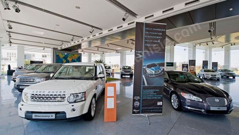 Show Room Jaguar et Land Rover aux quartiers des Affaires des Berges du Lac de Tunis
