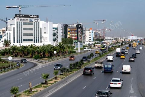 Nouveau quartier d'affaires du "centre urbain nord" à Tunis