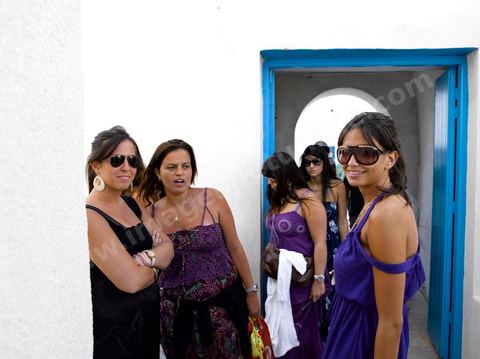 Jeunes pélerins à la synagogue de la Ghriba durant le pelerinage juif annuel au village de Erriadh ou Hara Sghira sur l'ile de djerba