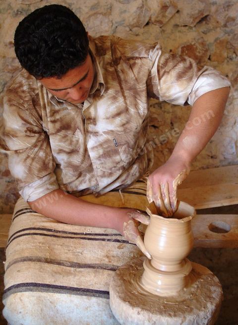 Atelier de poterie et salle de séchage à Djerba Heritage au Parc Djerba Explore 
