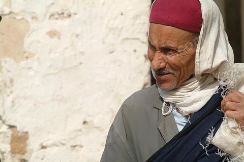 portrait d'homme au marché de Tataouine
