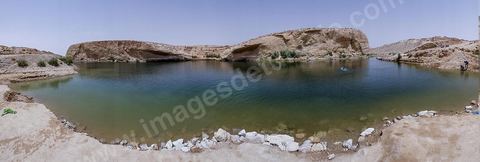 Vue panoramique du lac de "Gafsa Beach"