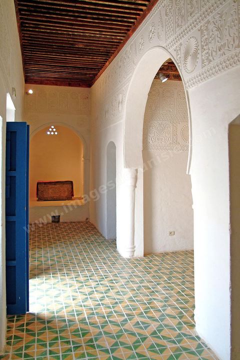 Pièce intérieure du Houch, maison traditionnelle djerbienne - Ile de Djerba