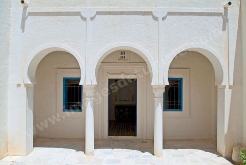 Patio du Houch, maison traditionnelle djerbienne - Ile de Djerba