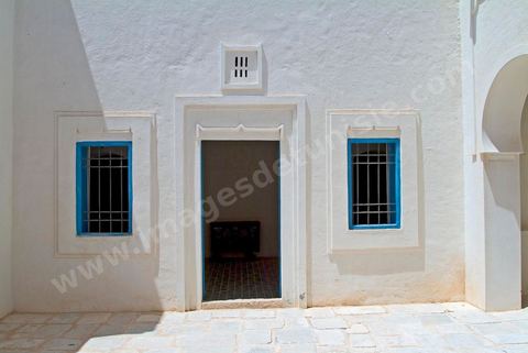 Patio du Houch, maison traditionnelle djerbienne - Ile de Djerba
