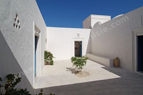 Patio du Houch, maison traditionnelle djerbienne - Ile de Djerba