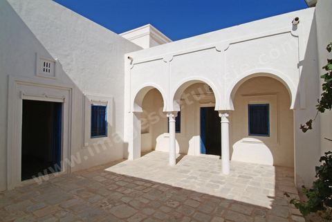Patio du Houch, maison traditionnelle djerbienne - Ile de Djerba