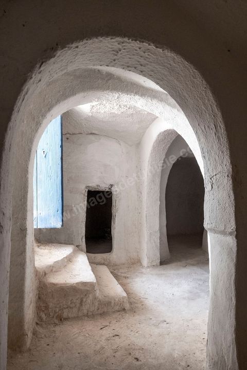 Mosquée souterraine Al Bardaoui à Mazran sur l'île de Djerba