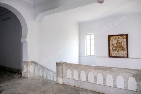 Mosaïque romaine dans le musée archéologique au coeur de la municipalité de Sfax, la seconde ville du pays et capitale du sud. Grande ville portuaire et industrielle, mais aussi culturelle avec ses remparts, sa medina, ses nombreux monuments historiques et ses musées. 