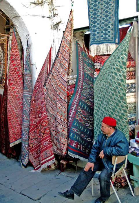 Boutiques de produits artisanaux - Souk el Trouk - medina de Tunis