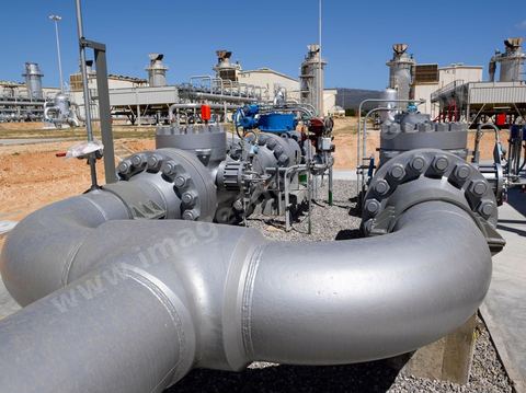 Station de compression de gaz  El Haouaria - Reseau de transport du Gaz entre la Libye et Italie
