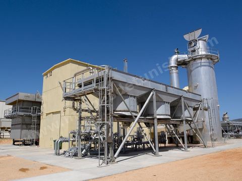 Station de compression de gaz  El Haouaria - Reseau de transport du Gaz entre la Libye et Italie
