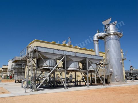Station de compression de gaz  El Haouaria - Reseau de transport du Gaz entre la Libye et Italie