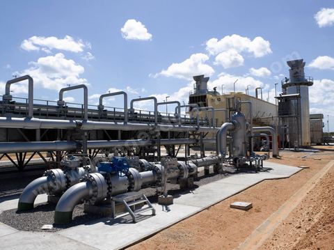 Station de compression de gaz  El Haouaria - Reseau de transport du Gaz entre la Libye et Italie