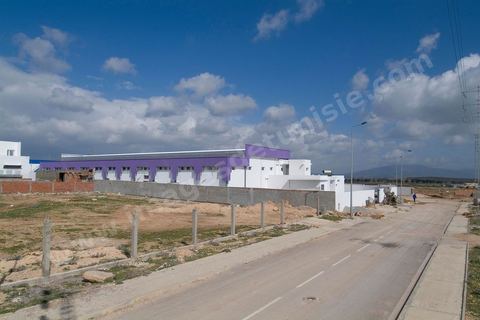 Zone industrielle en développement à Zriba entre Zaghouan et Hammamet - développement de zone industrielle dans les zones rurales.